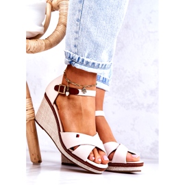 PS1 Keilsandalen für Damen Beige Veenus braun 2