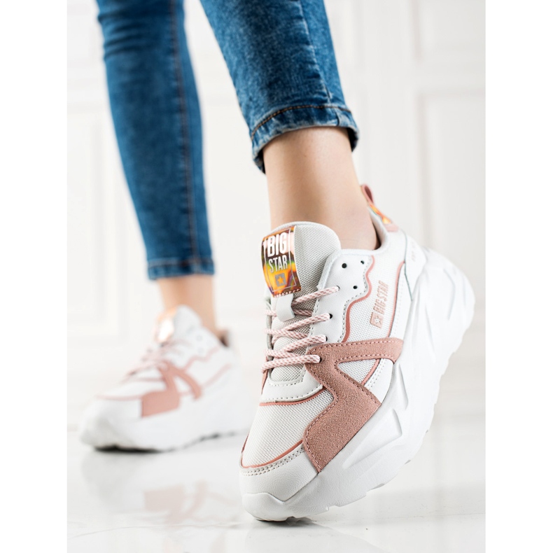 Damenturnschuhe Big Star JJ274602 weiß 1