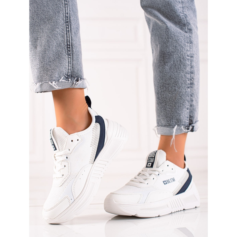 Damen Turnschuhe Big Star JJ274596 weiß 1