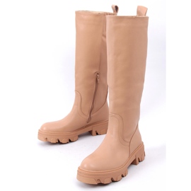 PA1 Juli Kamelstiefel mit Kette beige 1