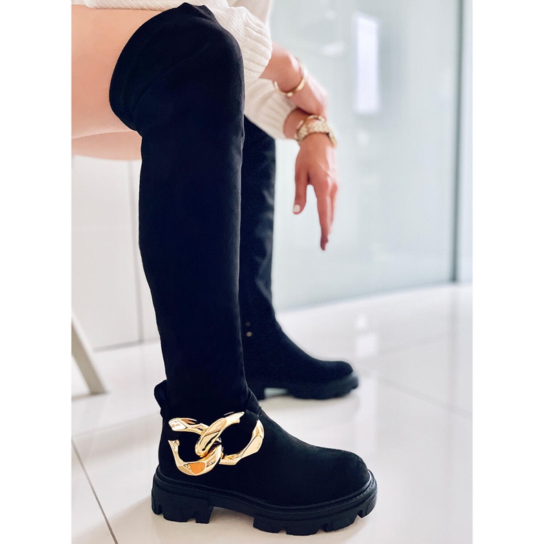 PA1 Schwarze Wildlederstiefel gesucht 2