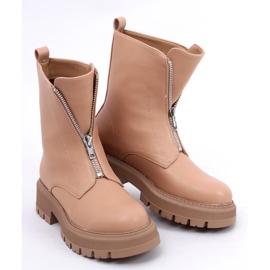 Militärstiefel Laura Camel beige 1