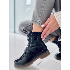 PA1 Stiefel Martensiaki lackiert Mike Black Patent Pu schwarz 1