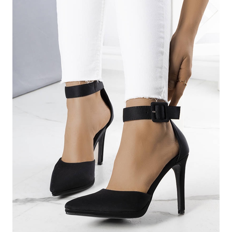 PA1 Schwarze elegante Gerardo High Heels 1