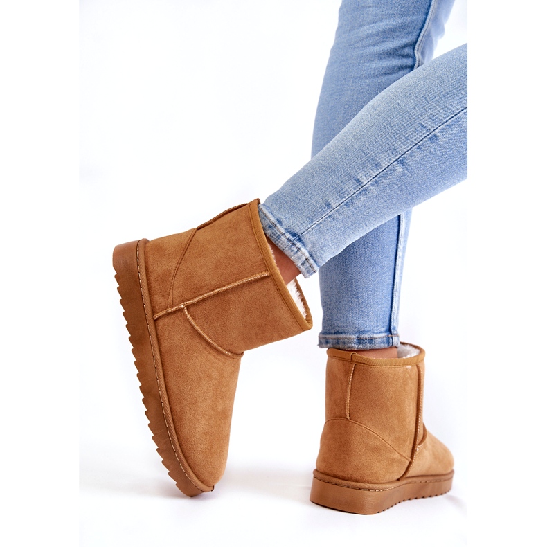 FR1 Warme Schneestiefel für Damen Hellbraun Virginia 2