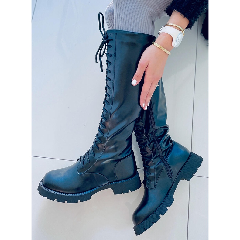 BM Anneli Schwarze Reitstiefel 1