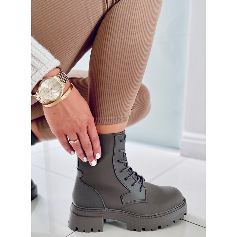 PA1 Tamar Green Schnürstiefel grün 1