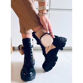 Schnürstiefel Victor Beige 1