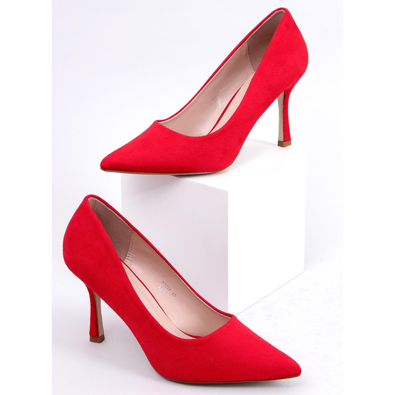 PA1 Damen Wildleder Giorgia Red Stilettos rot 1