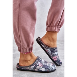 BEFADO S.A. Hausschuhe Befado Kotki 155D208 Grau 2