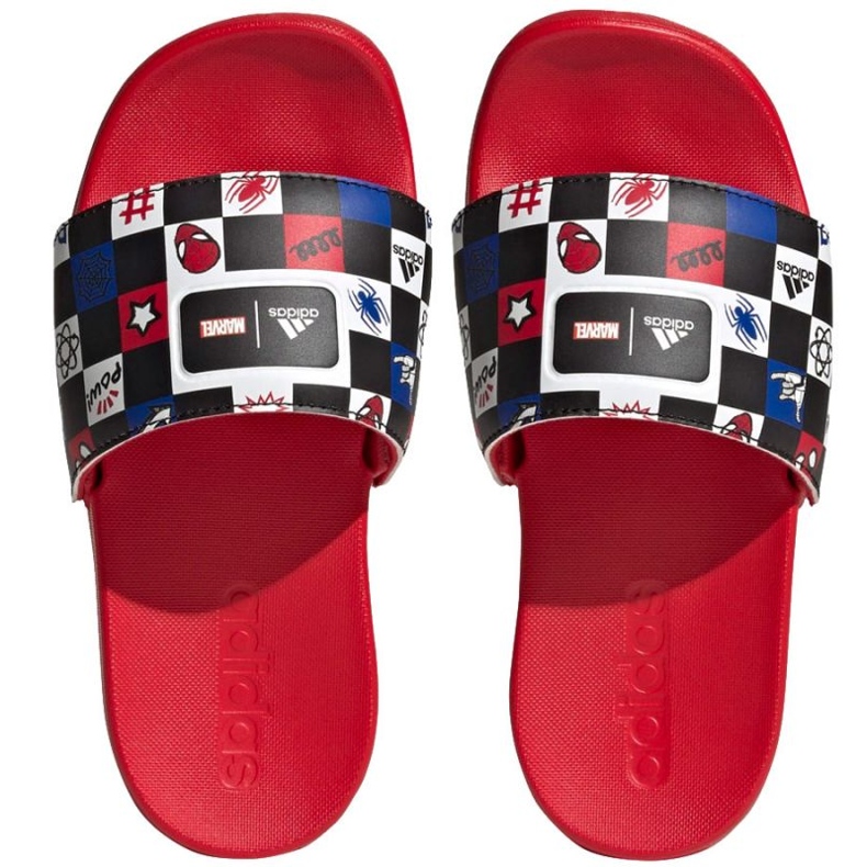 Adidas Adilette Comfort Spiderman K HP7758 Flip-Flops rot 1