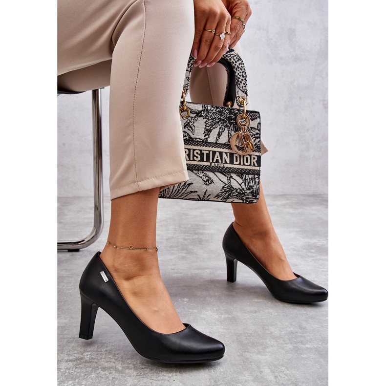 Damen Pumps Sergio Leone Schwarz 2