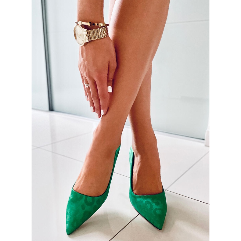 BM Telisha Green Damen High Heels grün 1