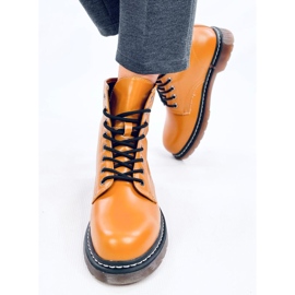 Carol Gelbe Bovver-Stiefel braun 1