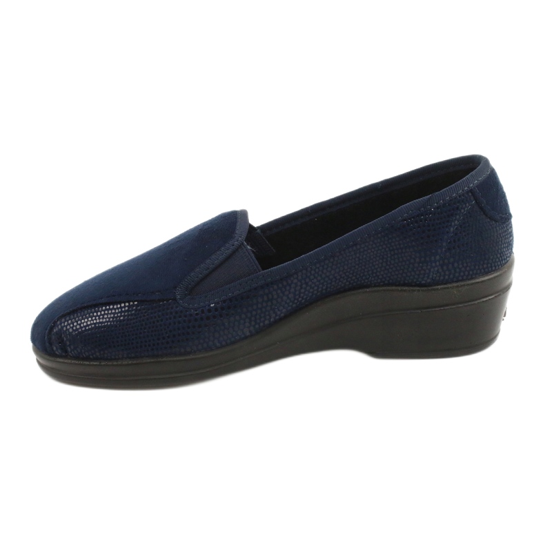 Befado Damen-PU-Hausschuhe 034D001 Marineblau 2