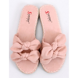 Rosa Damen-Pantoffeln LL-119 Rosa 1