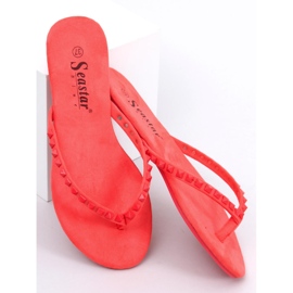 Flip-Flops mit DD26 Red Pyramidennieten rot 1