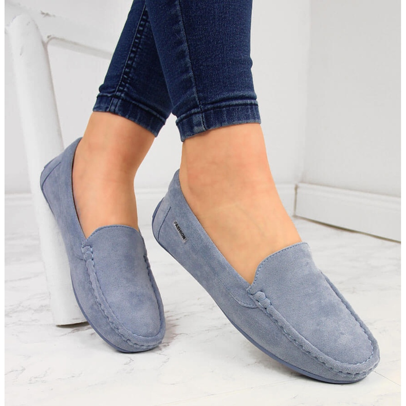 Blaue eVento-Slipper für Damen 1