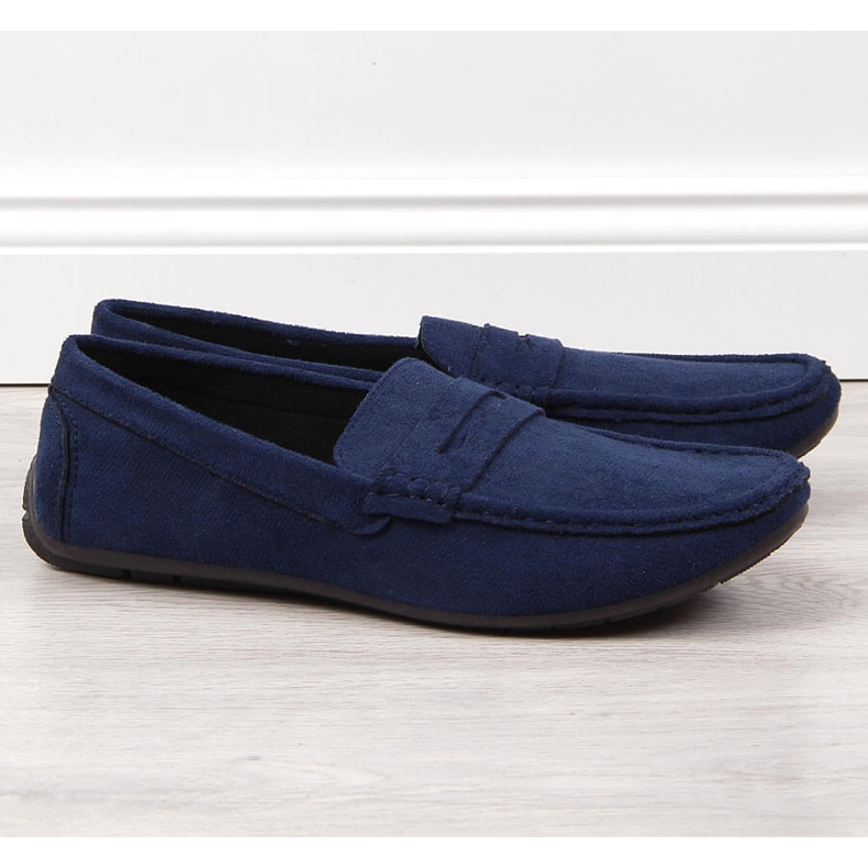 NEWS Marineblaue Slip-on-Slipper für Herren 1