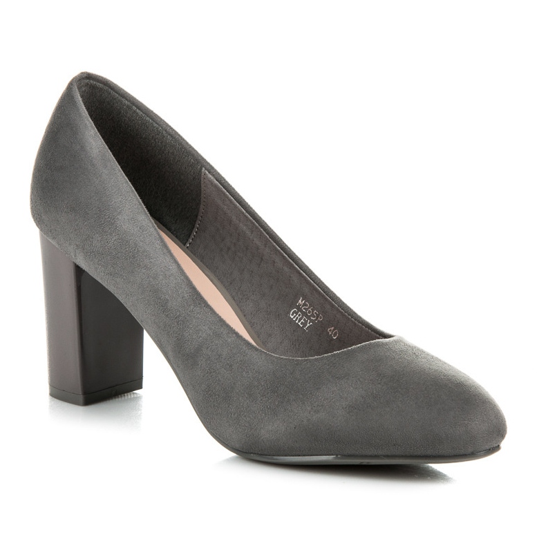 Seastar Pumps mit lackiertem Pfosten grau 1