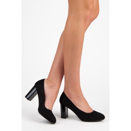 Seastar Pumps mit lackierter Stange schwarz 1