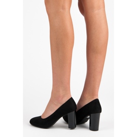 Seastar Pumps mit lackierter Stange schwarz 2