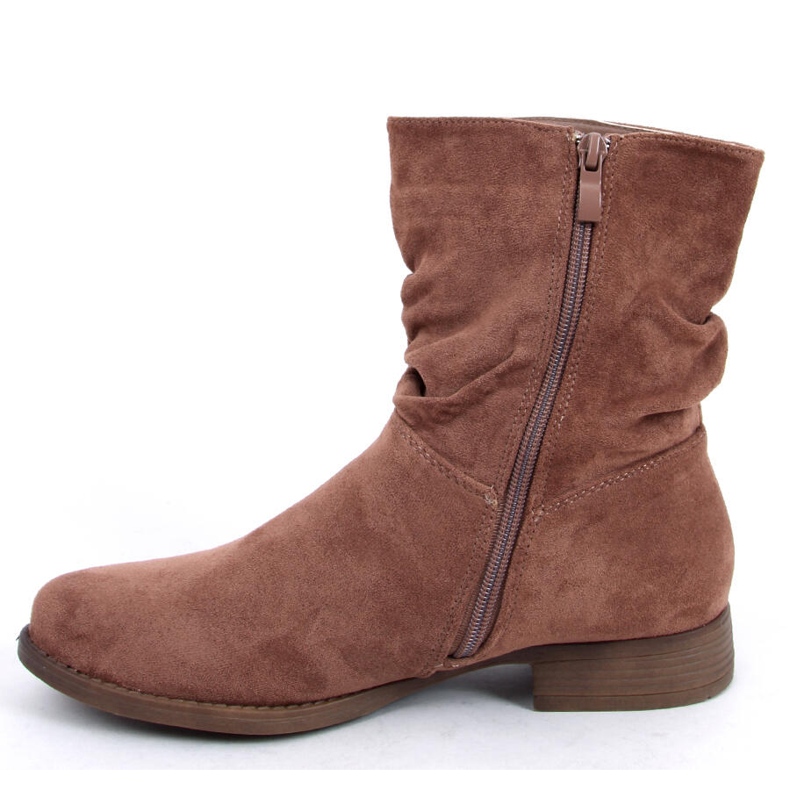 BM Wever Khaki Wildleder flache Stiefel braun 1