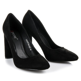 Seastar Wildleder Pumps schwarz 2