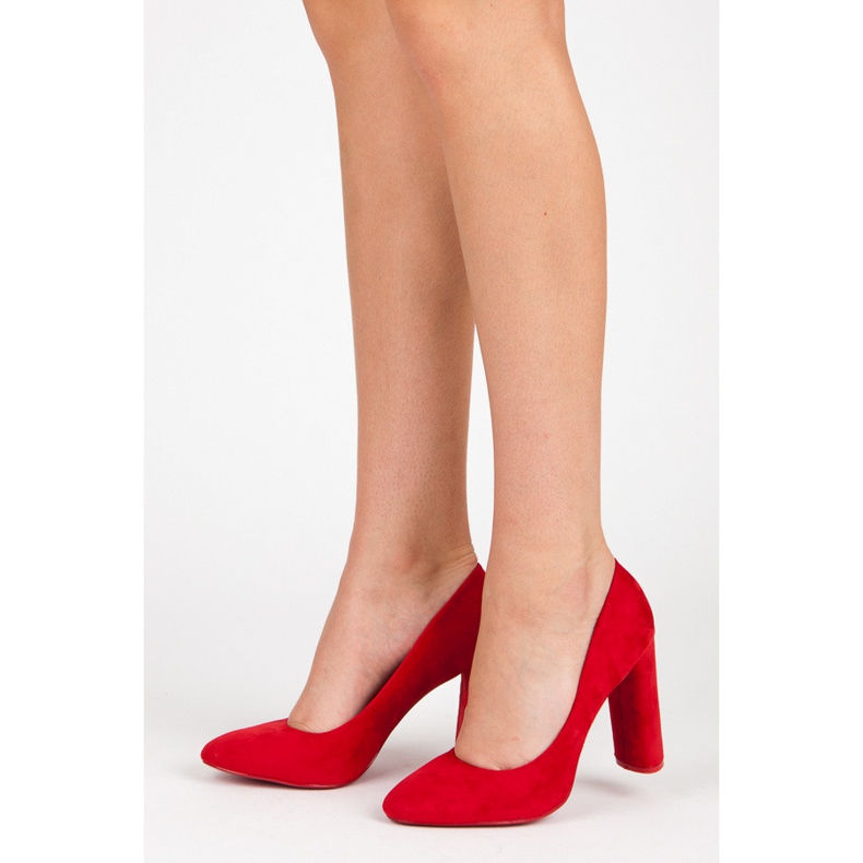 Seastar Wildleder Pumps rot 2