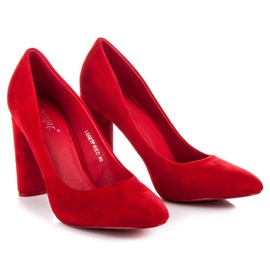 Seastar Wildleder Pumps rot 1