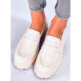 BM Dench Beige Plateau-Loafer 1