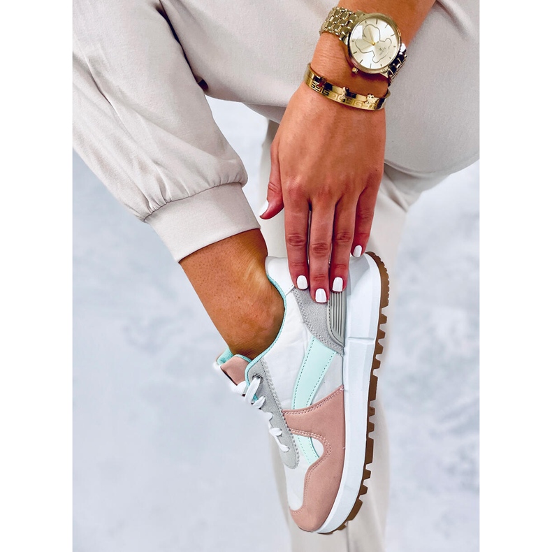 BM Bunte Damensneaker Binnie Pink mehrfarbig 1