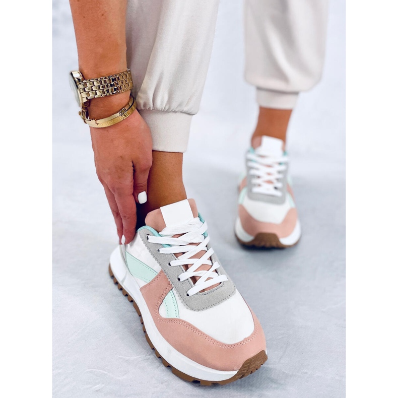 BM Bunte Damensneaker Binnie Pink mehrfarbig 2