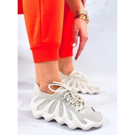 BM Eaton Beige Sockenturnschuhe 1