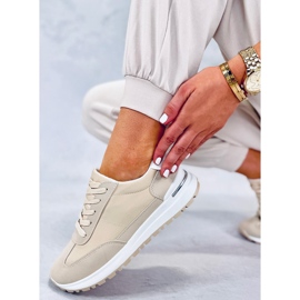 BM Barks Beige Sneaker für Damen 1