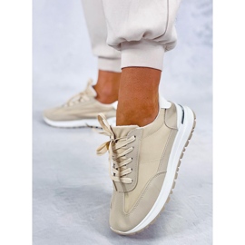 BM Barks Beige Sneaker für Damen 2