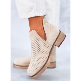 BM Durchbrochene Frühlingsstiefel Neve Beige 1