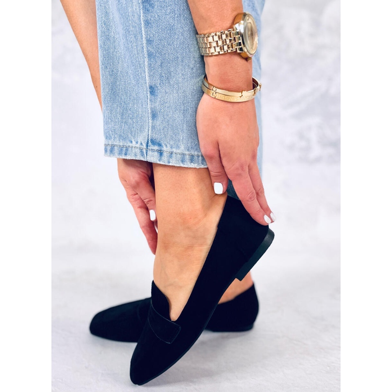 BM Klasse Schwarze Wildleder-Loafer 1