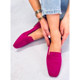 BM Klassische Wildleder-Loafer Class Fuchsia rosa 2