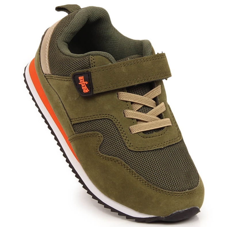 Kindersportschuhe mit Klettverschluss Olive Befado 1