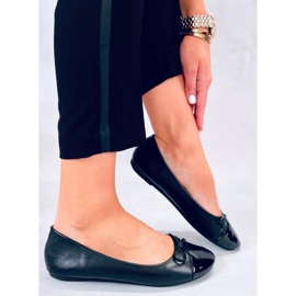 BM Chanel Gemma Schwarze Ballerinas für Damen 2