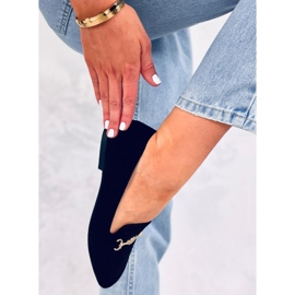 BM Damen-Loafer Rhona Black mit Schnalle schwarz 2