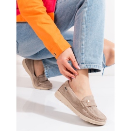 Goodin Damenmokassins Shelovet hellbeige 2