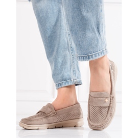 Goodin Damenmokassins Shelovet hellbeige 1