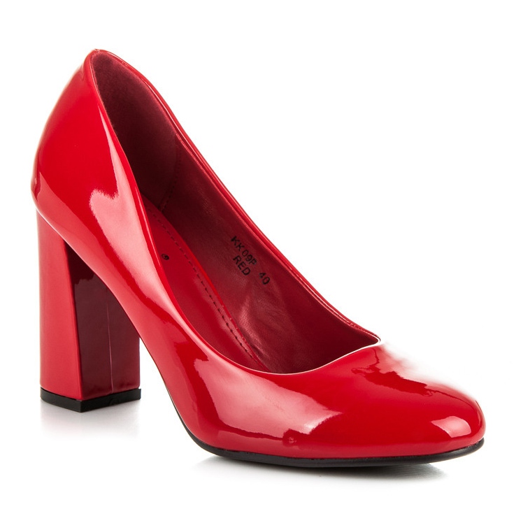 Seastar Pumps auf breiter Säule rot 1