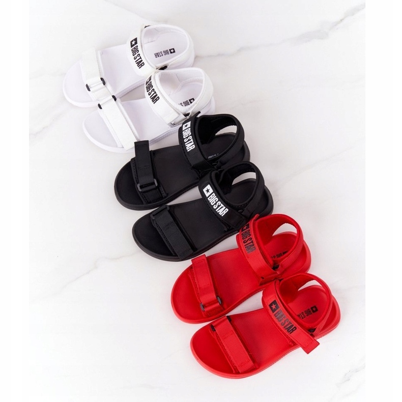 Damen Sportsandalen Big Star HH274A026 Weiß 1