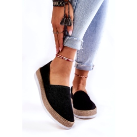 Damen Sneakers Slip On Big Star KK276008 Schwarz 1