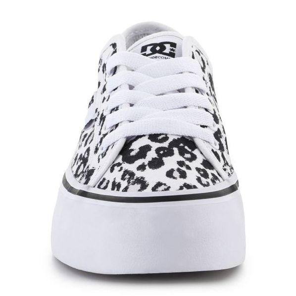 Schuhe DC Manual Plateau Cheetah print AdyS300280-Che W 300280-CHE weiß 1