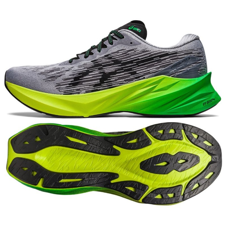 Asics Novablast 3 M 1011B458 021 Laufschuhe grau 1