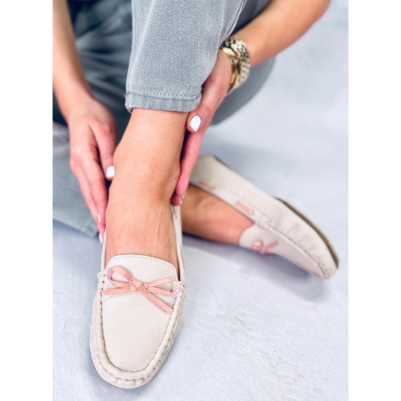 Klassische Kamila Beige Loafer für Damen 1